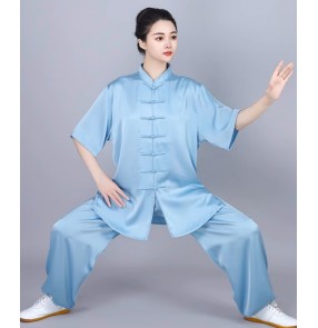 Tai Chi Clothing for unisex chinese kung fu uniforms group morning training martial arts practice costume Tai Chi performance clothes